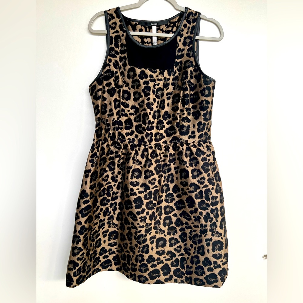 Kensie Leopard Dress - Size L